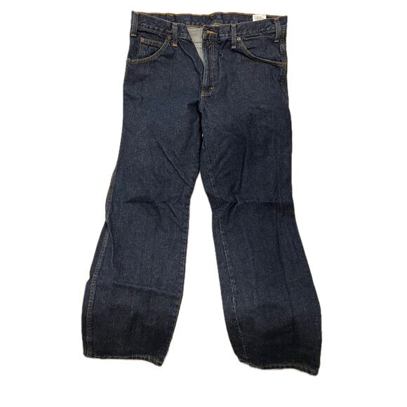 Dickies Relaxed Fit Baggy Blue Jeans Mens 36x32 - Picture 1 of 3
